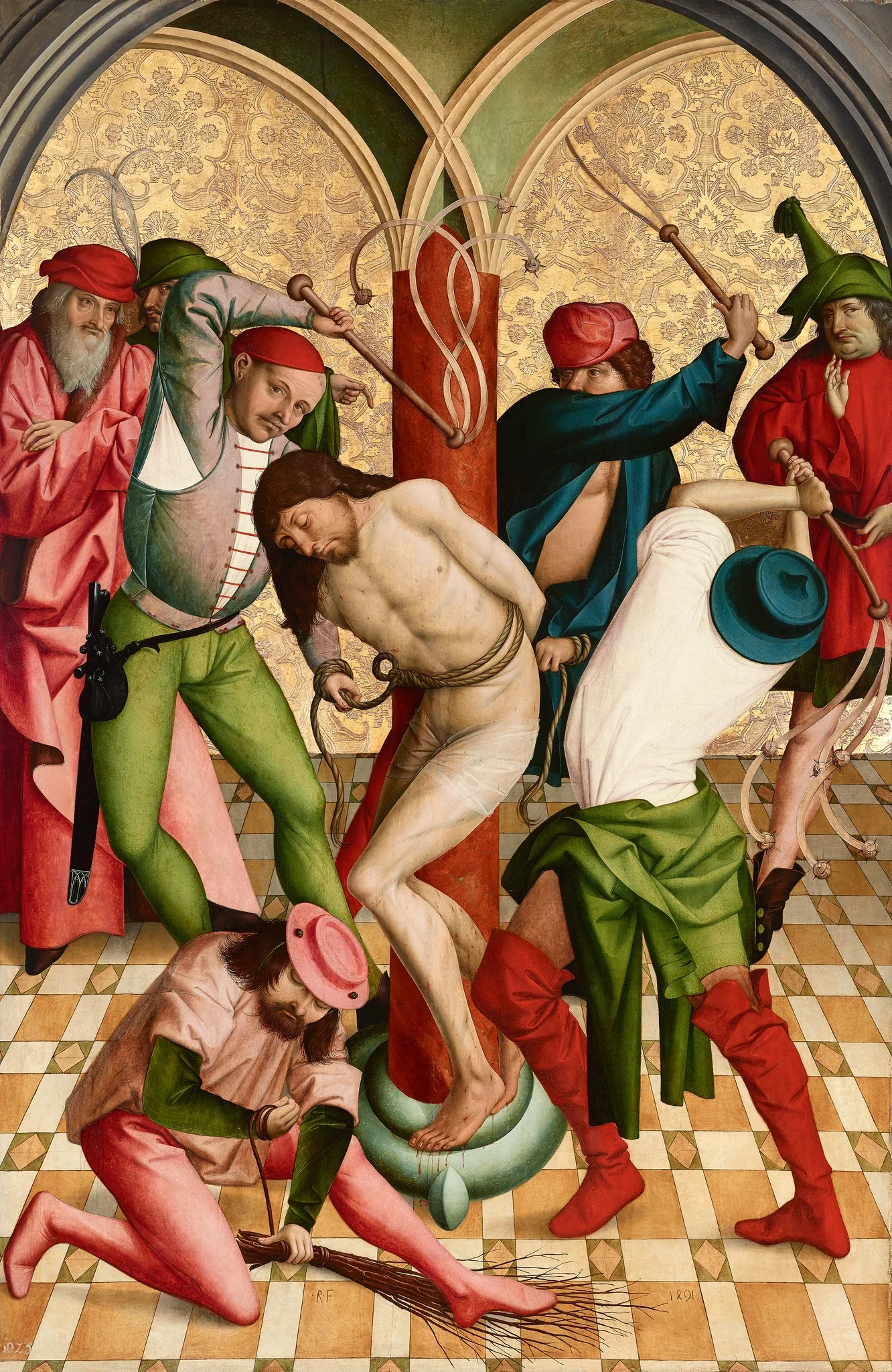 Geißelung Christi, detail