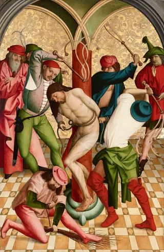 Geißelung Christi, by Rueland Frueauf the Elder, unspecified, 1496