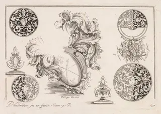 # 7from " Livre second essais de gravjre " Second book of Engraved Designs, by Pierre Bourdon, 1703
