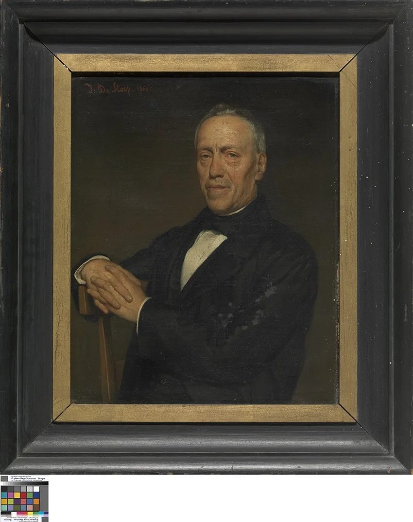 Portret van een man, detail
