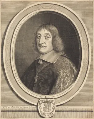 Leonor Goyon de Matignon, by Robert Nanteuil, ink, 1657
