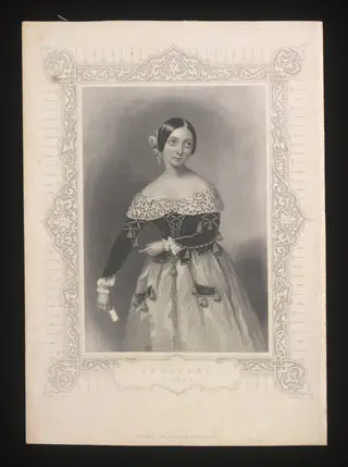 Persiani as Rosina, by W H Mote, 1844
