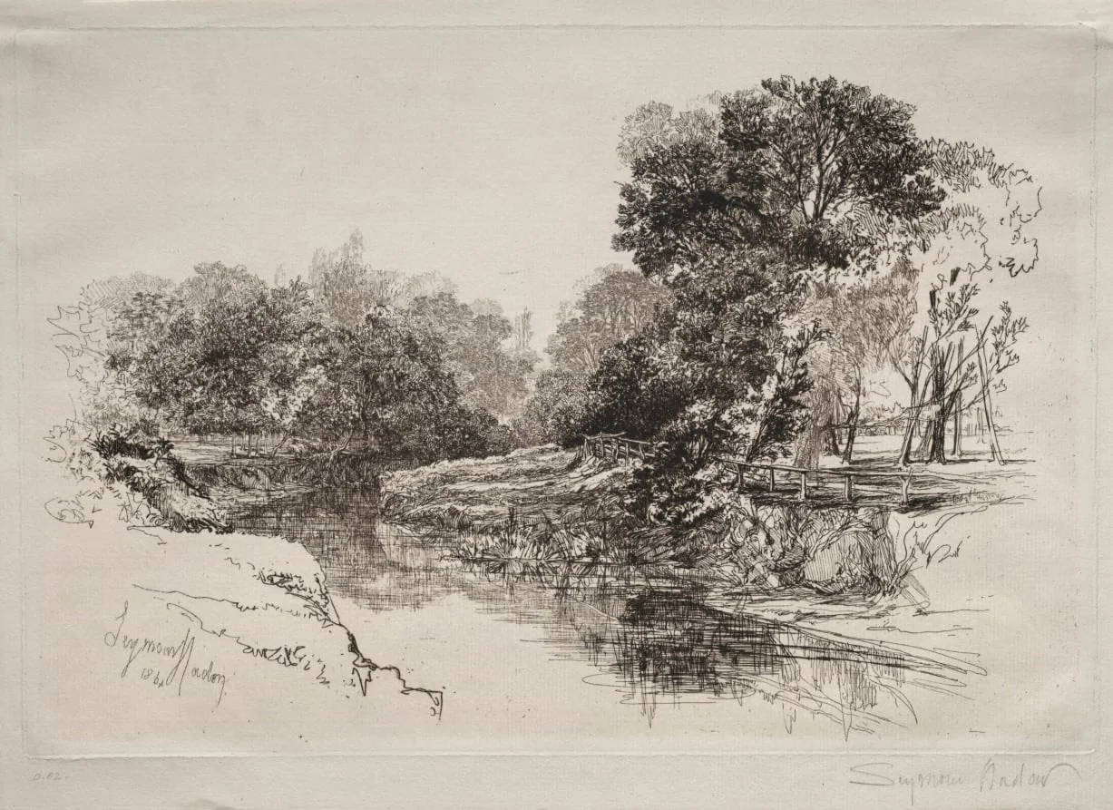 A River in Ireland, detail