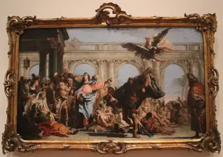 The Miracle of the Pool of Bethesda, by Giovanni Domenico Tiepolo, oil, 1775