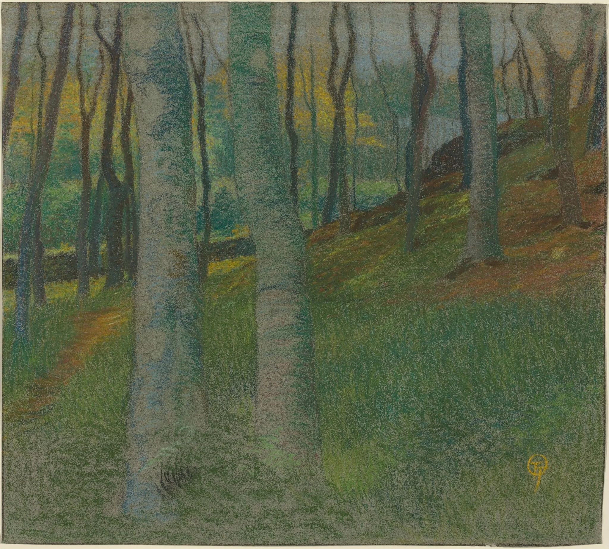 Wooded Landscape, detail