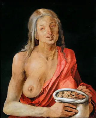Avarice, by Albrecht Dürer, oil, 1507