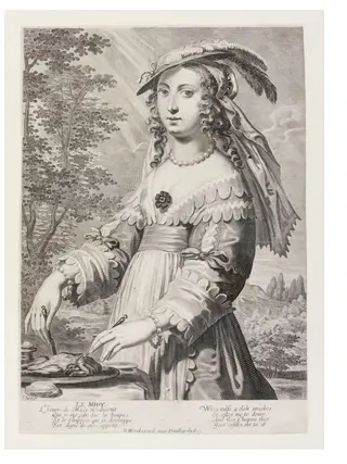Midday, by Jeremias Falck, 1645