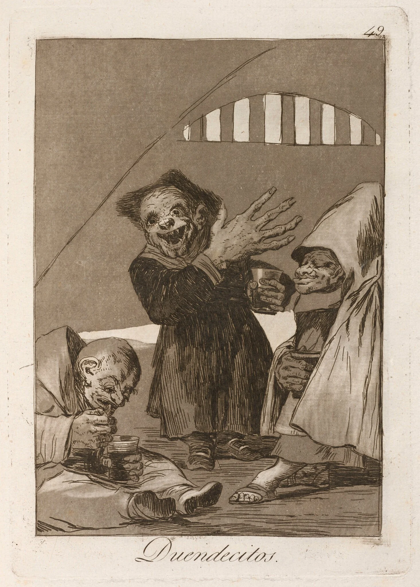 Duendecitos (Hobgoblins), detail