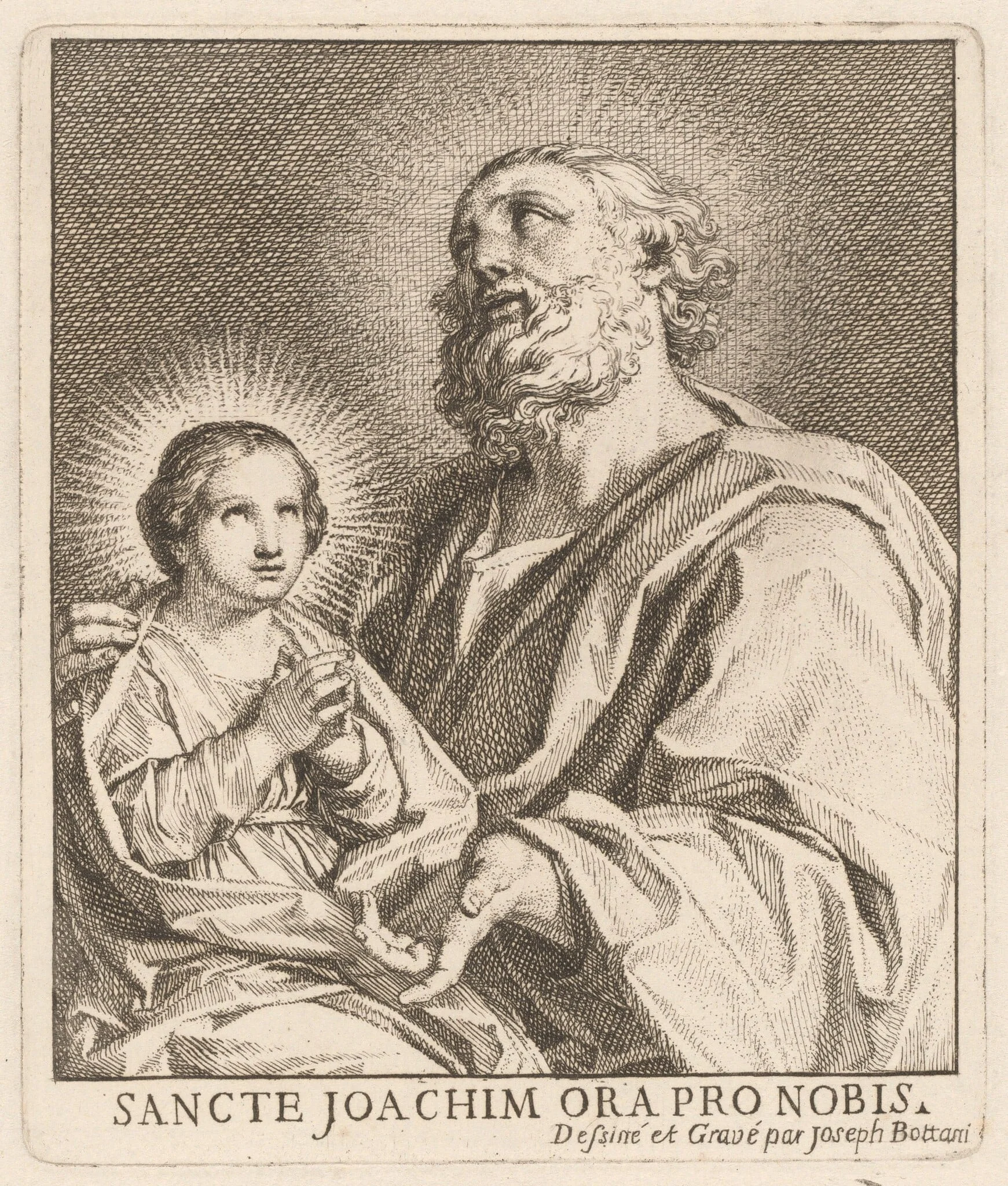 Saint Joachim and the Infant Virgin Mary, detail