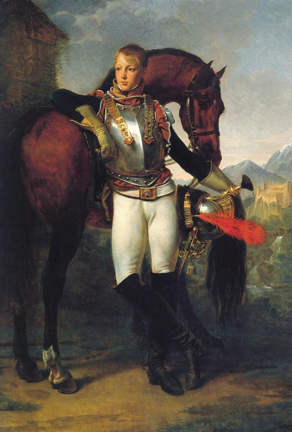 Portrait of Second Lieutenant Charles Legrand, by Antoine-Jean Gros, oil, 1810