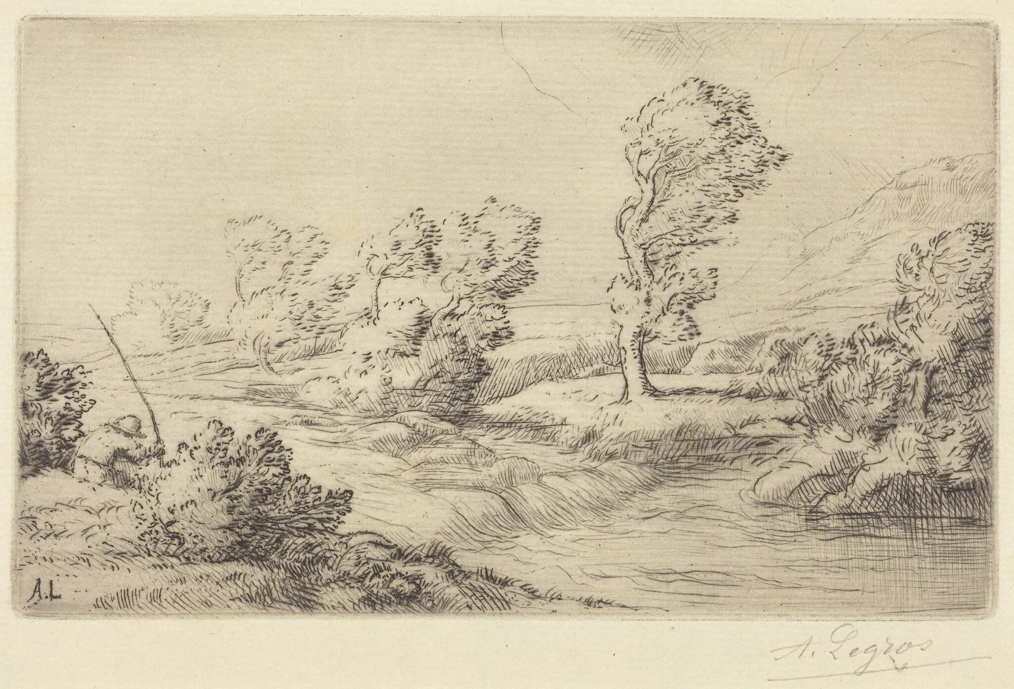 Banks of the Marne (Bord de la Marne), detail