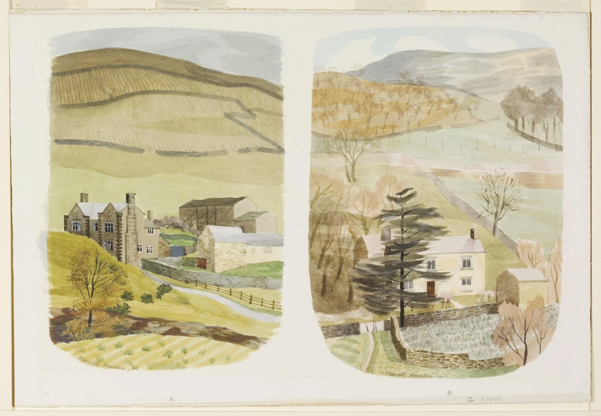 Cox's Farm, and White House, Ashopton, detail