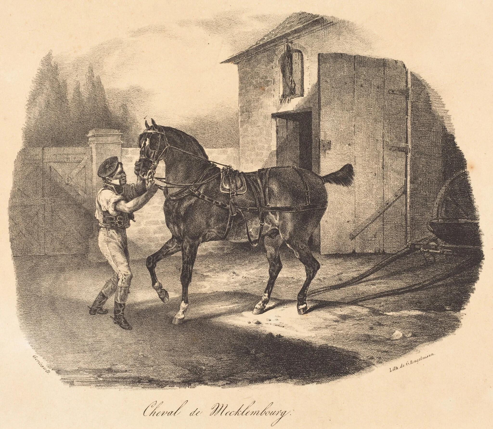 Cheval de Mecklembourg, detail