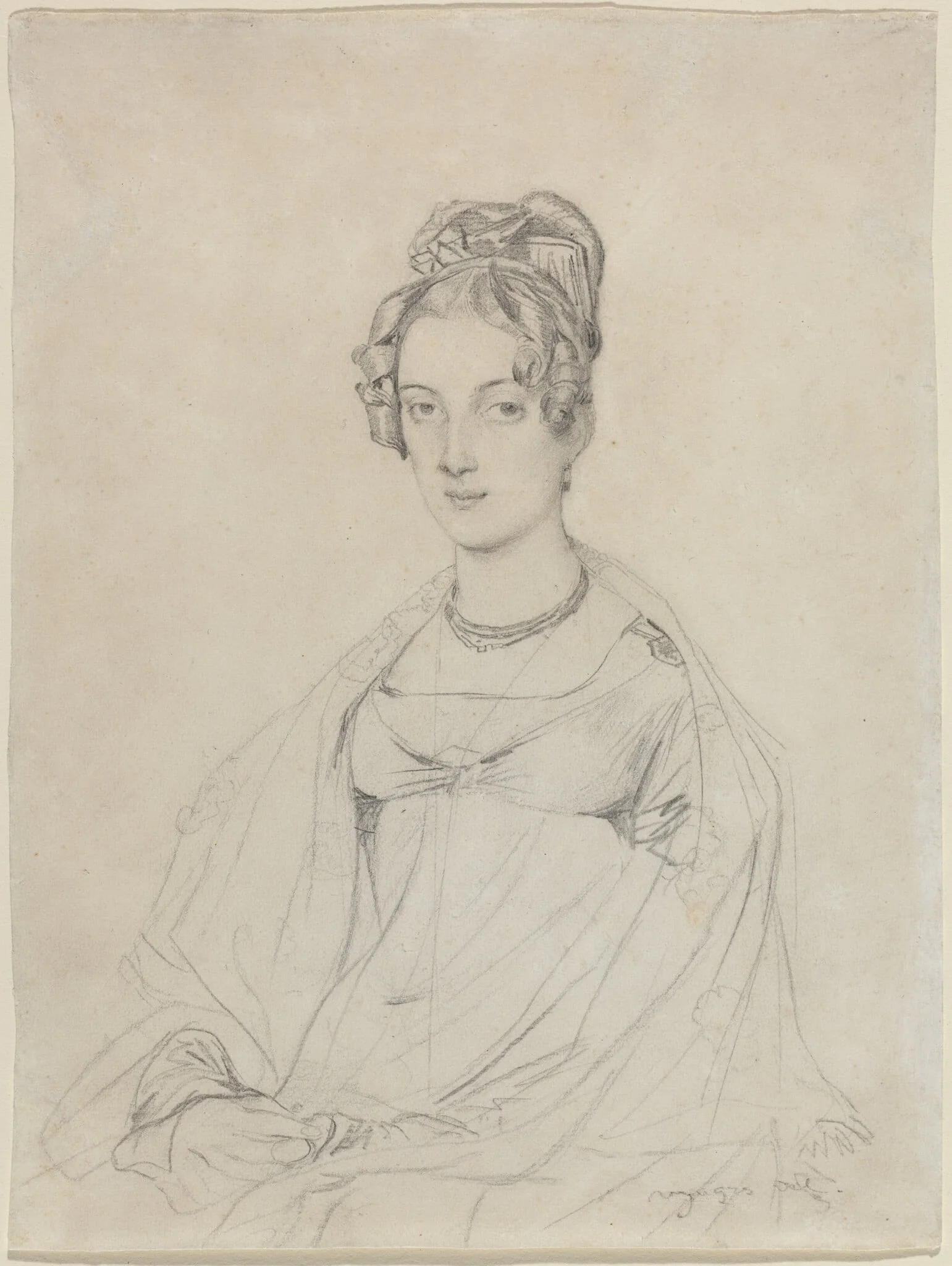 Mrs. Edward Dodwell, detail