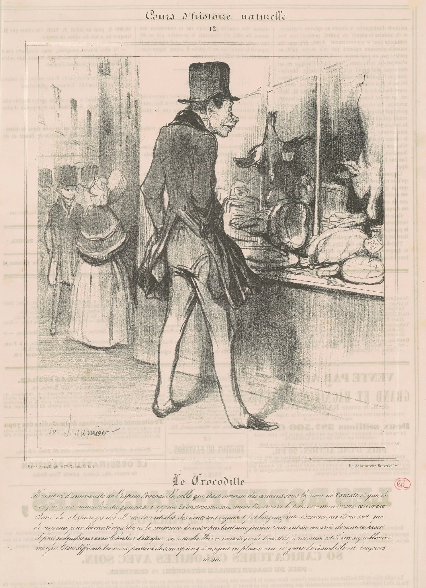 Le Crocodile, detail