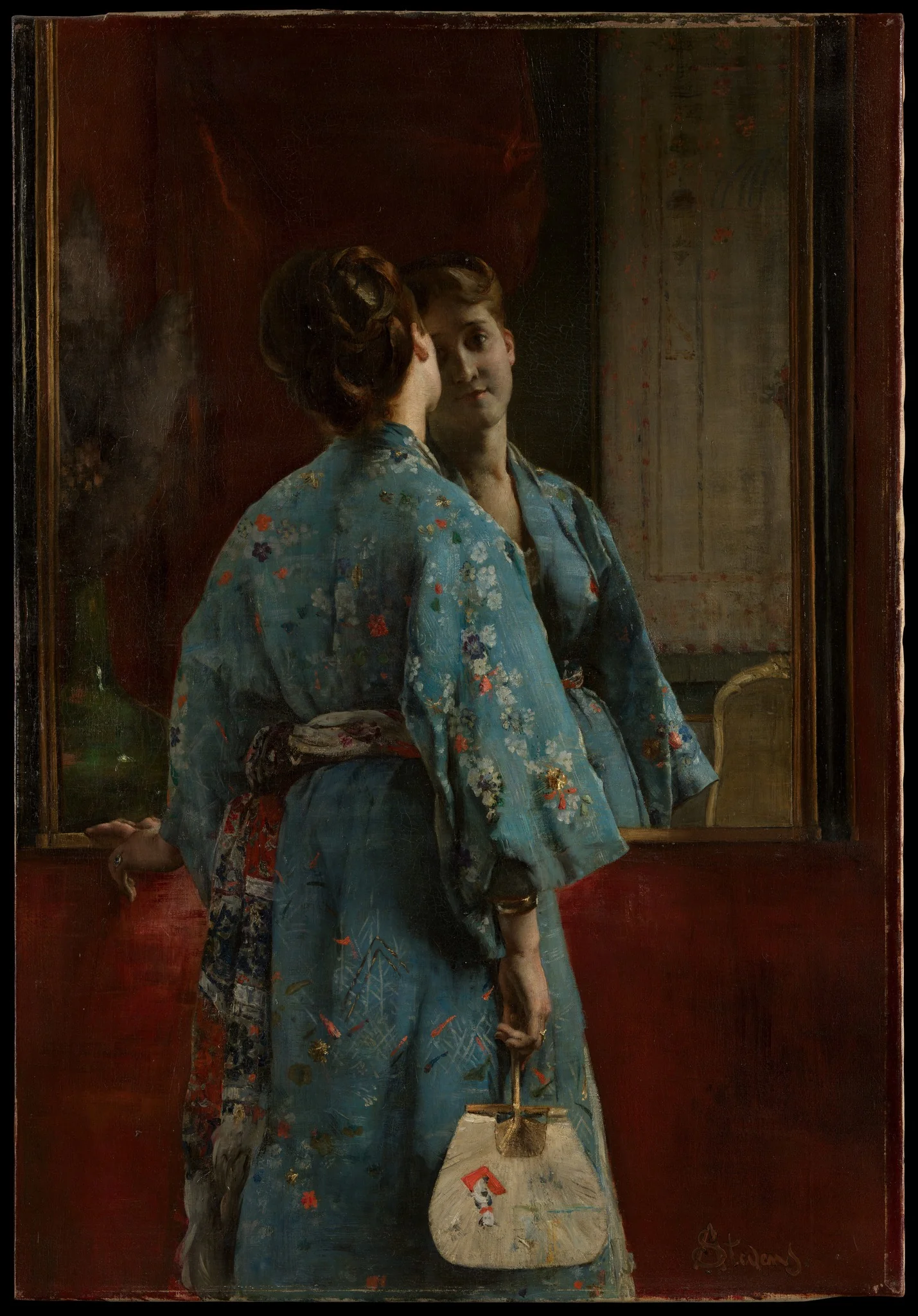 The Japanese Robe, detail