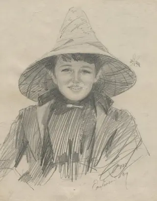 Ada Lymon (Woman in a Large Hat), by Anders Zorn, 1887