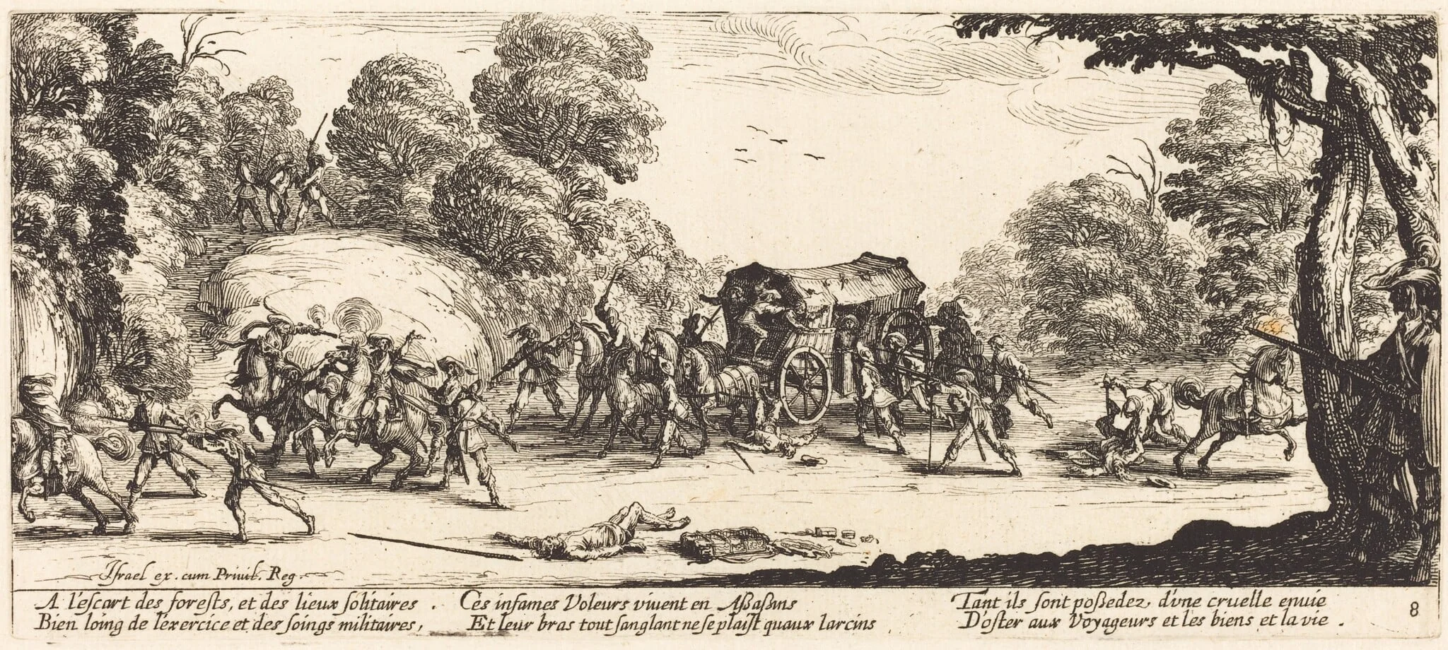 Attack on a Coach, detail