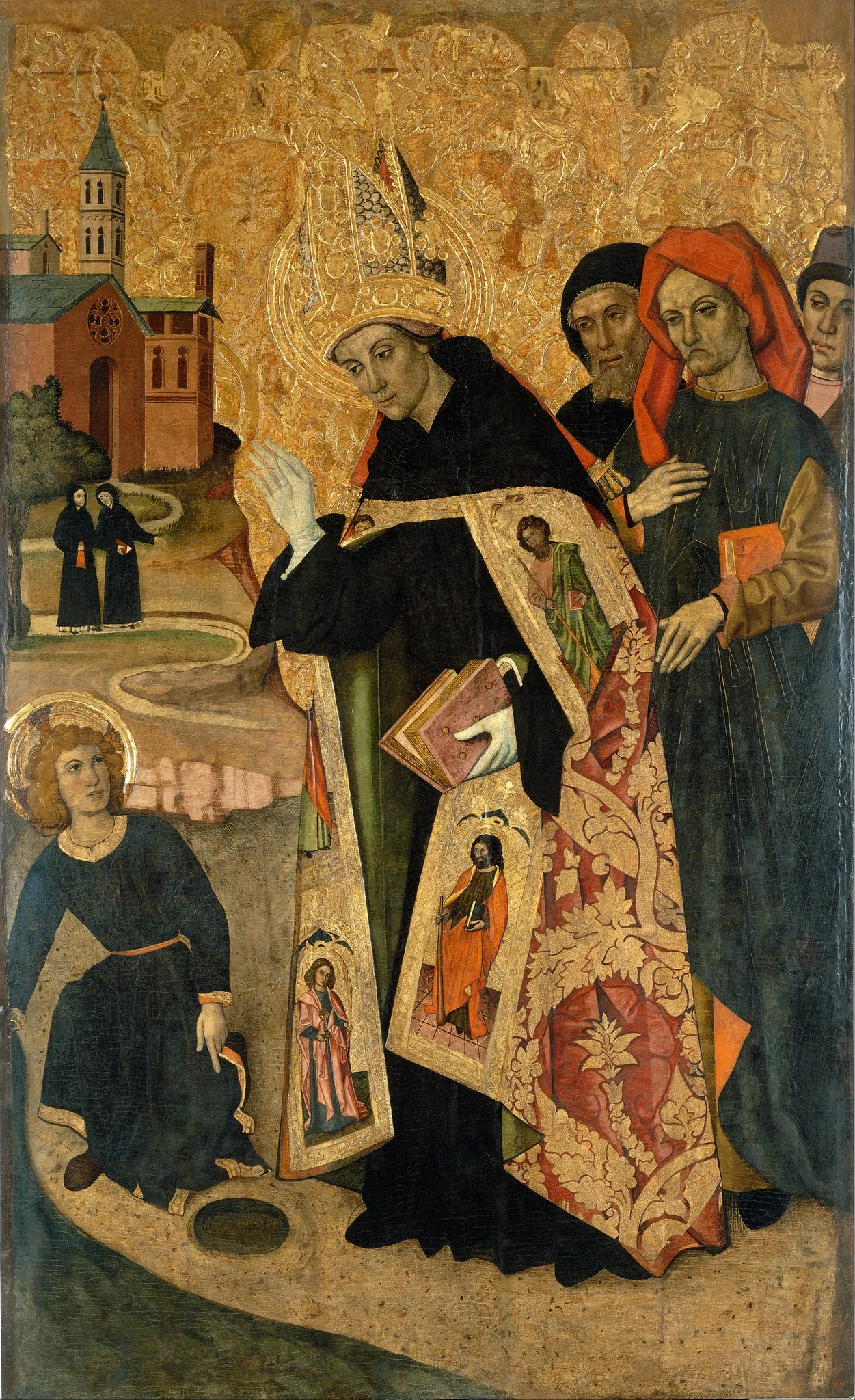 Saint Augustine Meditates on the Trinity when the Child Jesus Appears before him, detail