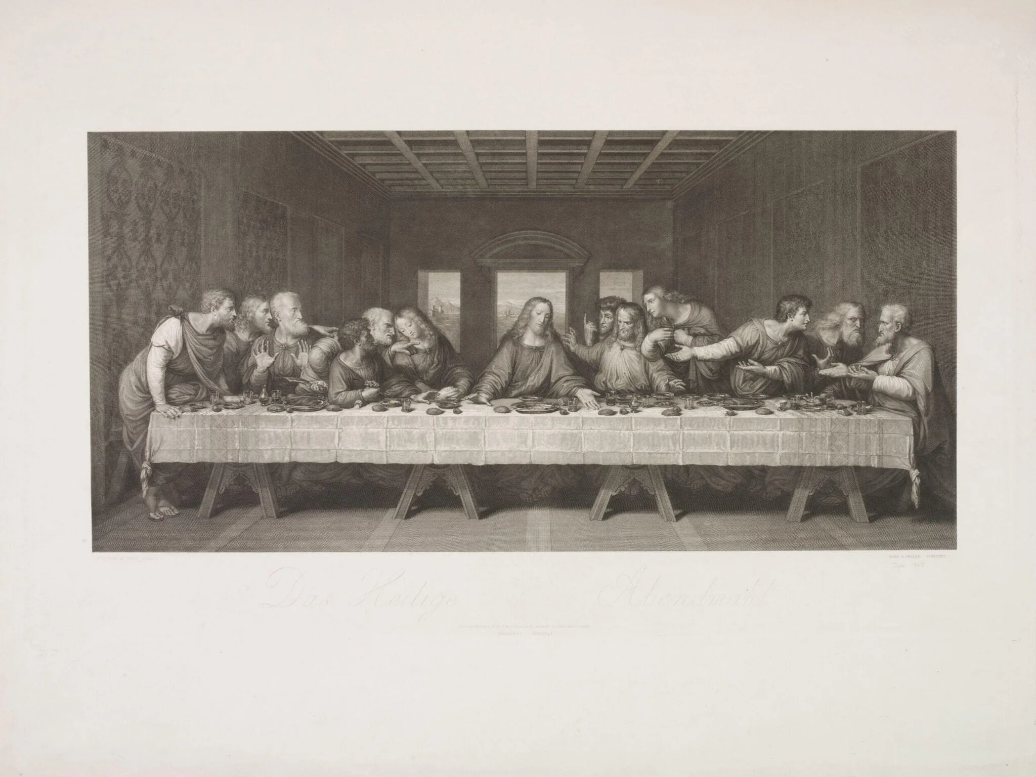 The Last Supper, detail