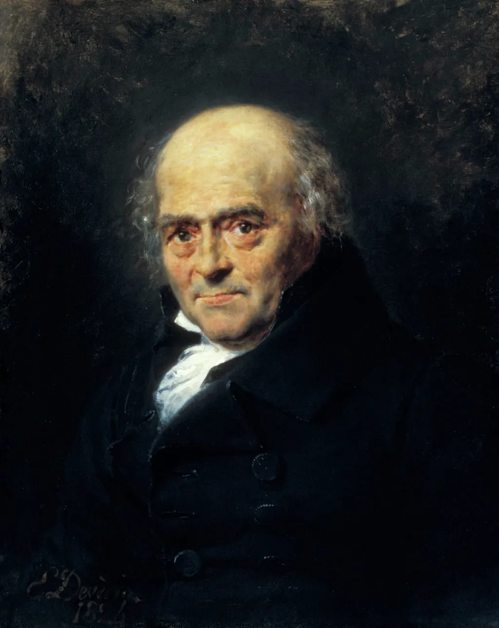 Portrait of Monsieur Couche, by Eugène Devéria, oil, 1824