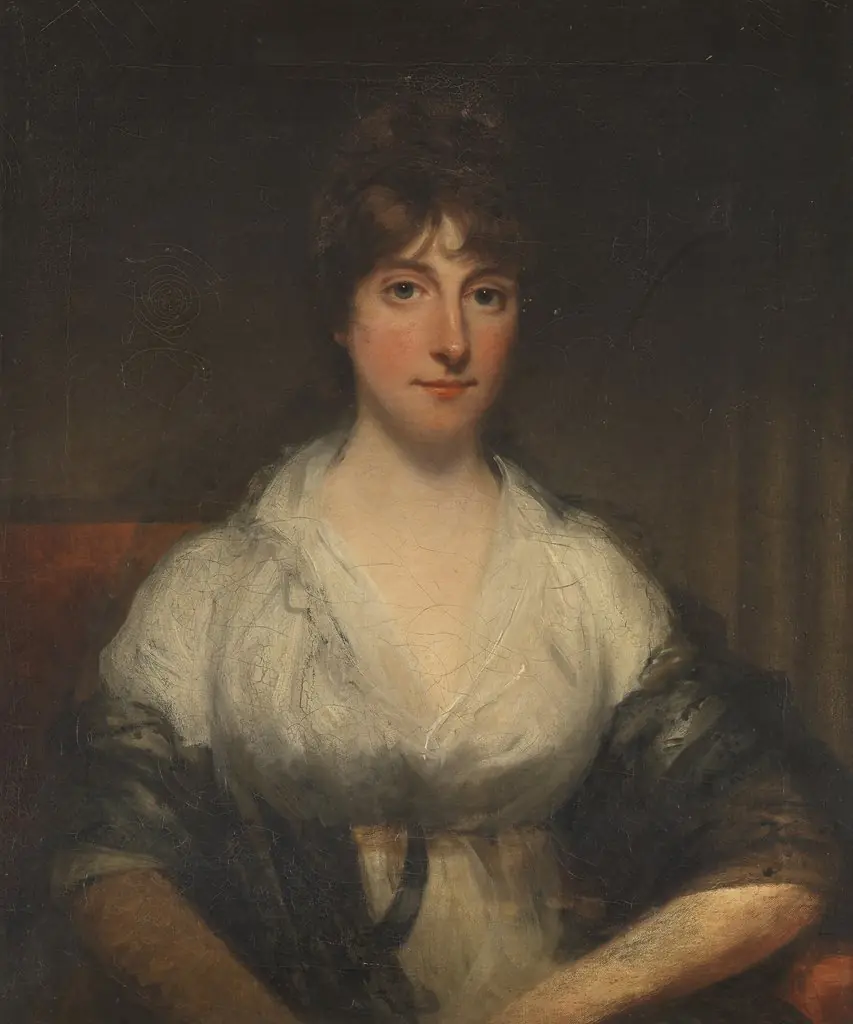 Mrs. Thornton, by John Hoppner, oil, 1751