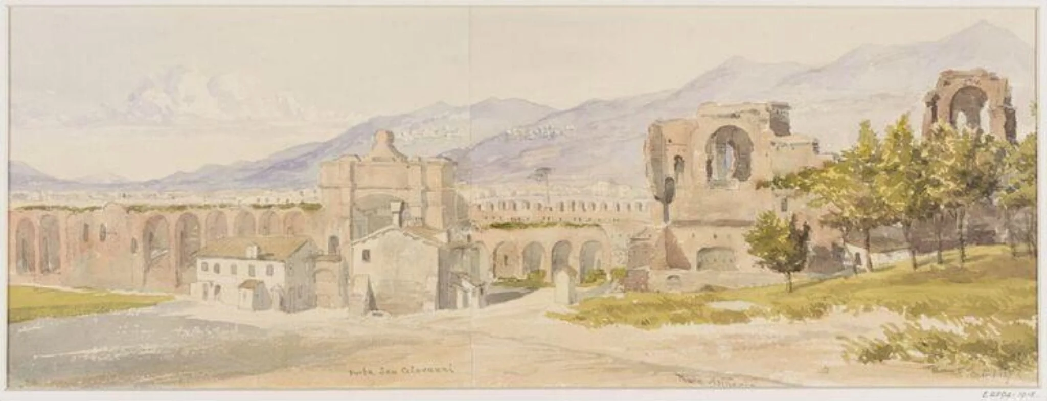 Porta San Giovanni and Porta Asinaria, Rome, detail