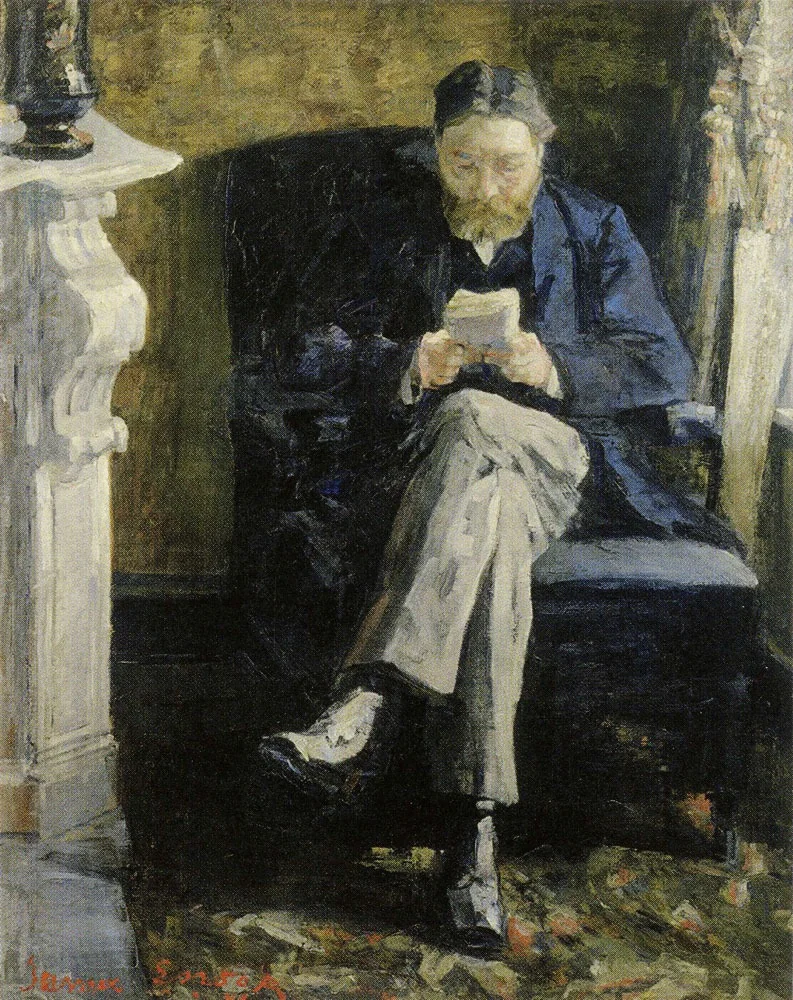 Portrait of the Artist's Father, detail