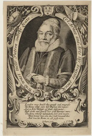 Nicholas Leate, London Merchant, by John Payne, ink, 1627