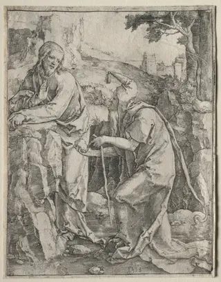 The Temptation of Christ, by Lucas van Leyden, 1518