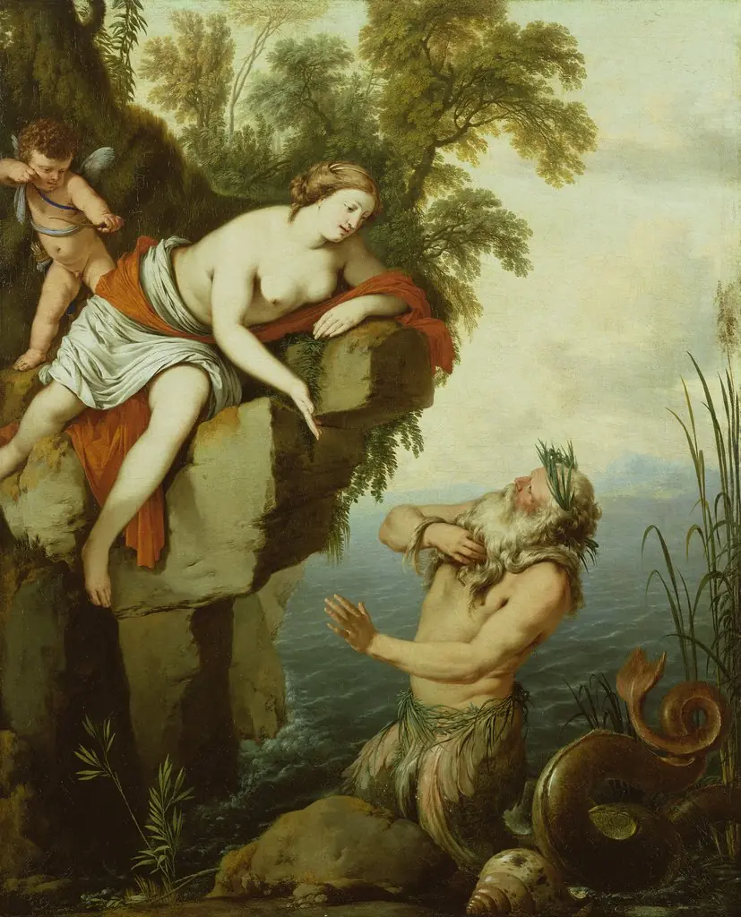 Glaucus and Scylla, by Laurent de La Hyre, oil, 1640