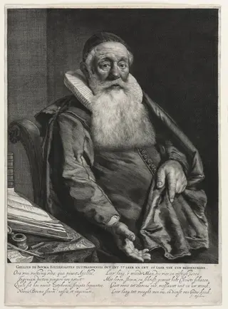 Gellius de Bouma, by Cornelis Visscher, 1656