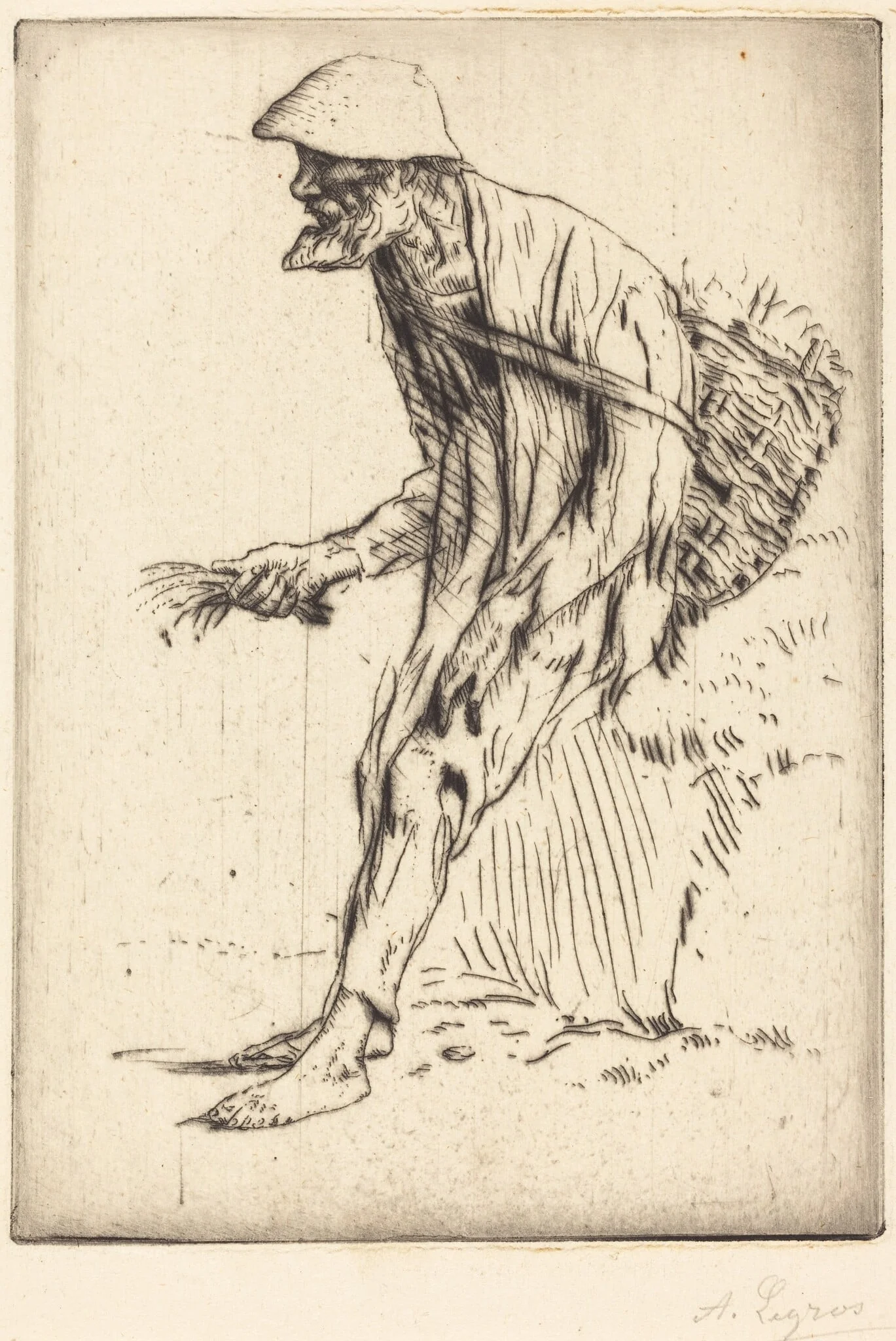 Chickweed Merchant (Marchand de mouron), detail
