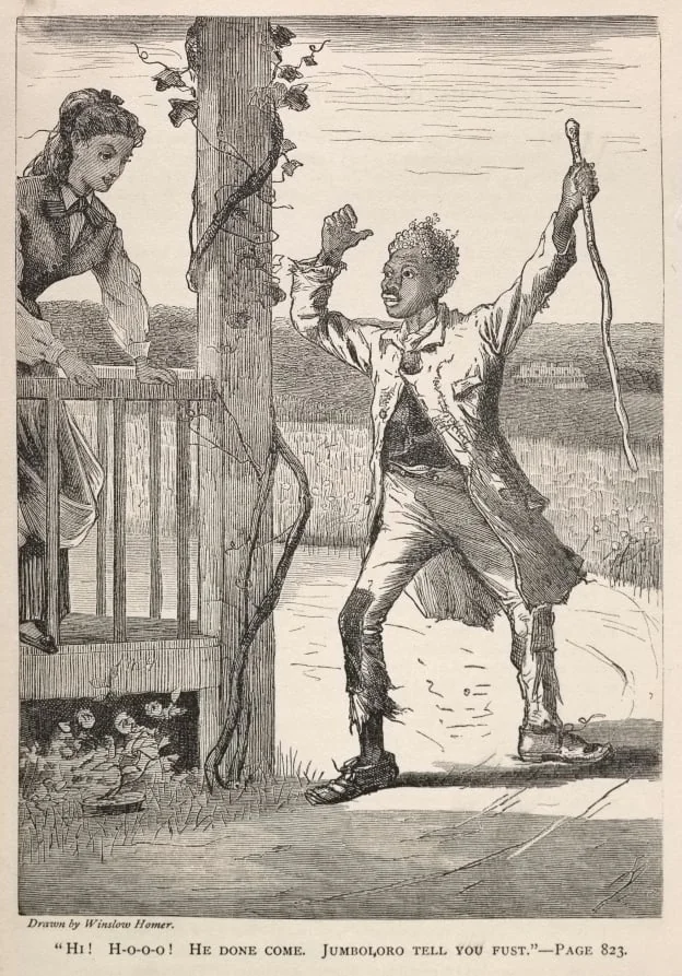 "Hi! H-O-O-O! He Done Come. Jumboloro Tell You First.", detail
