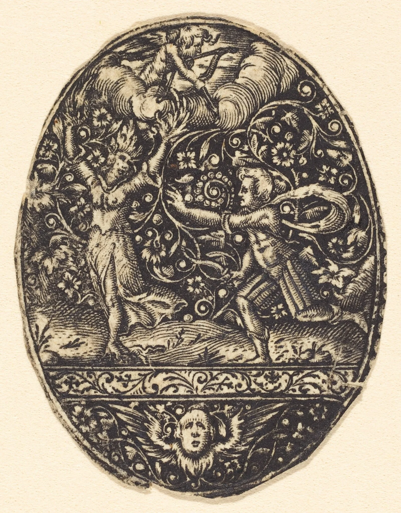 Apollo and Daphne, detail