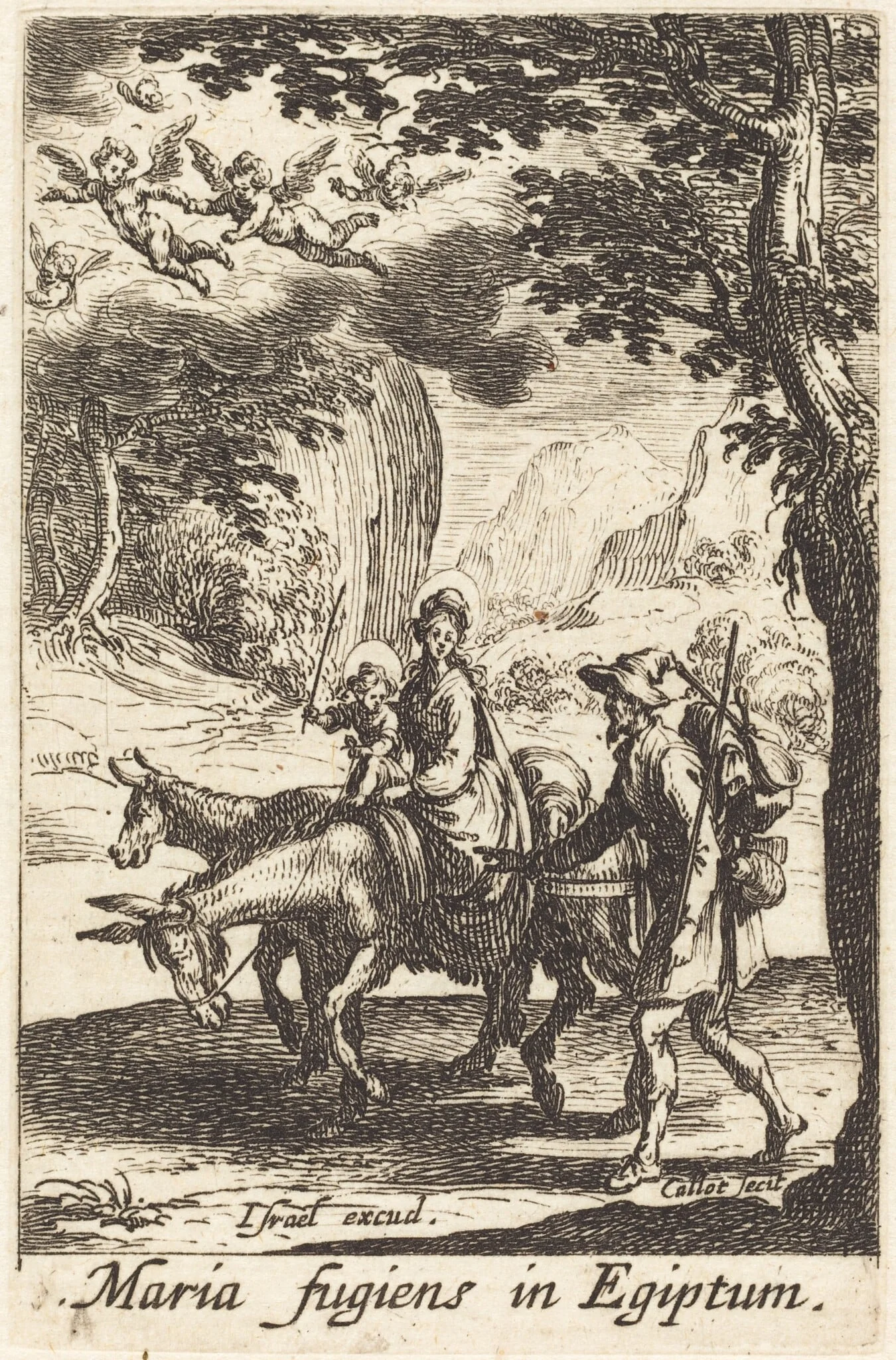 The Flight into Egypt, detail