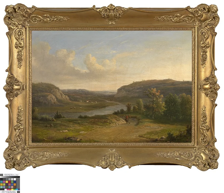 Berglandschap, detail