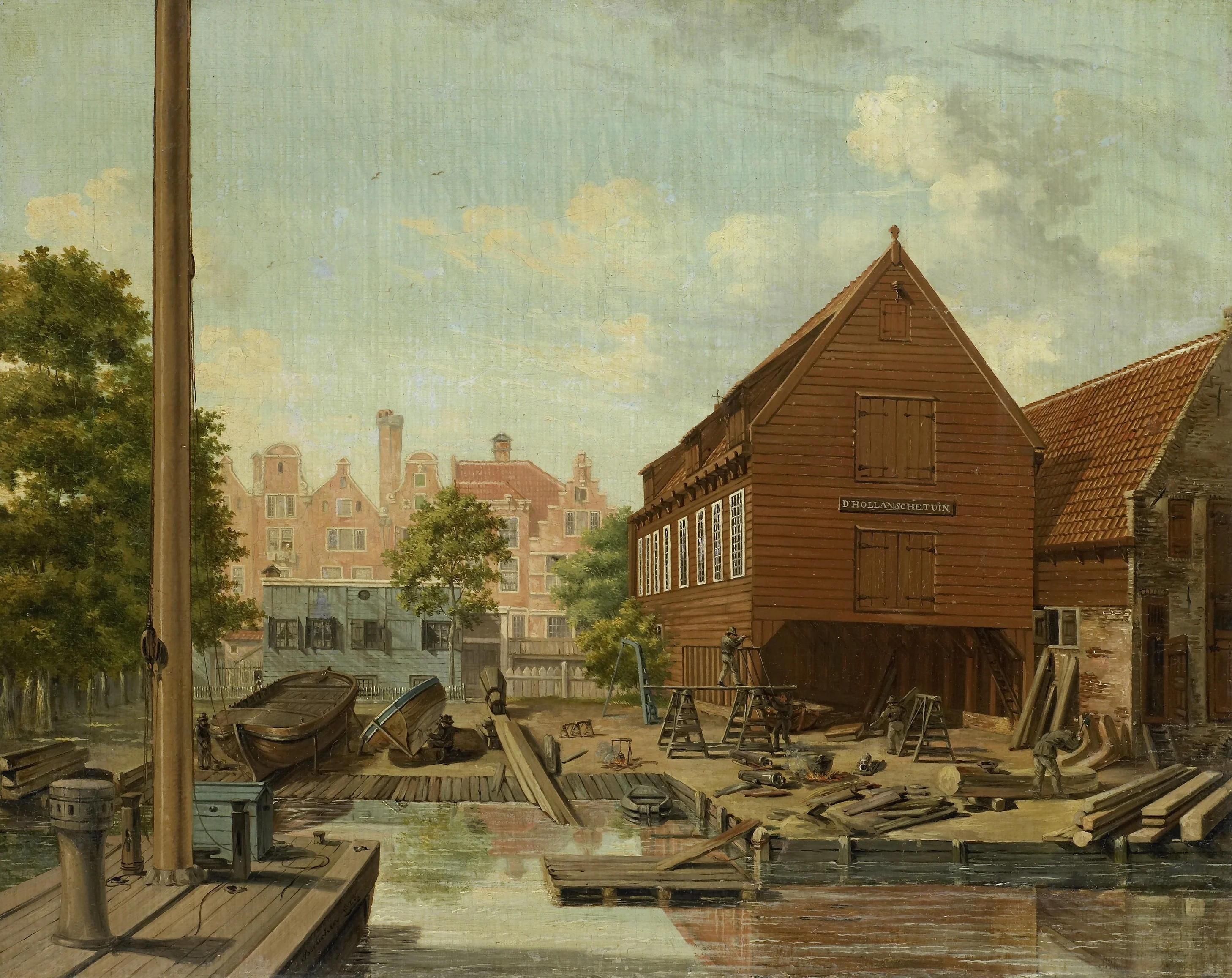 The Shipyard 'D'Hollandsche Tuin' on Bickers Eiland, Amsterdam, detail