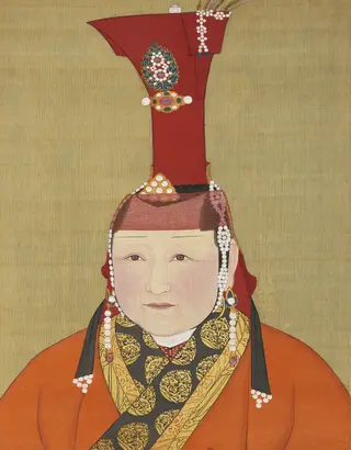 元代后半身像册-后妃（2）