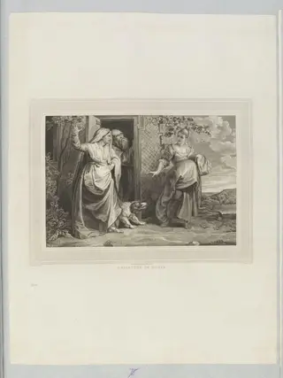 Departure of Hagar, by John Charles Bromley, 1850