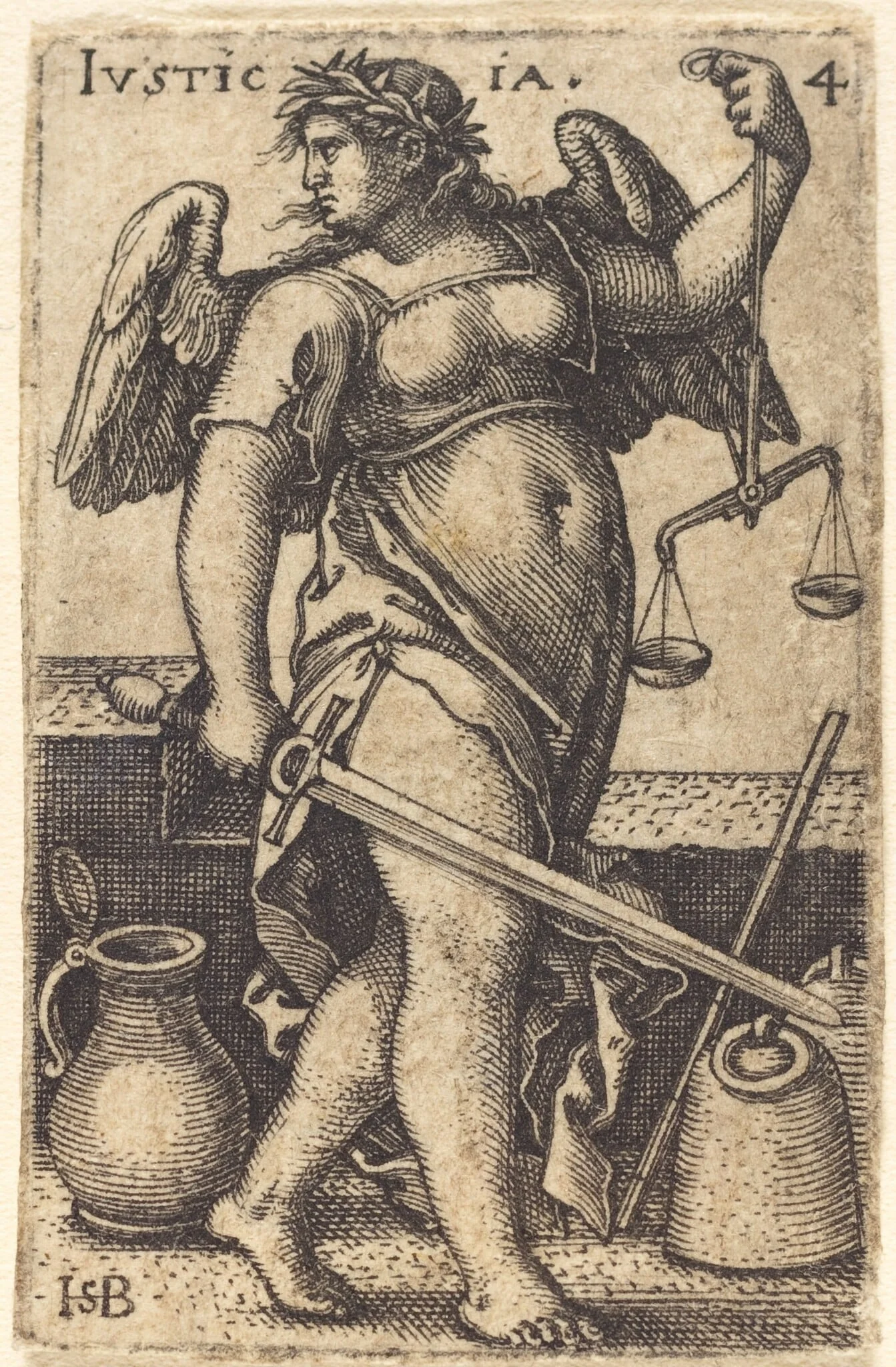 Justicia (Justice), detail