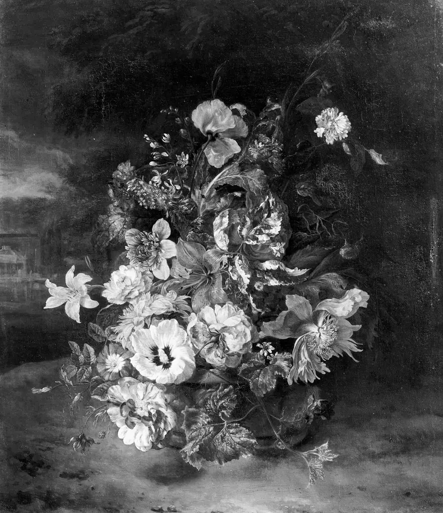 Bouquet of flowers, by Jan Baptist Weenix, paint, 1650