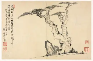Landscapes in Various Styles after Old Masters, by Mei Qing, unspecified, 1696