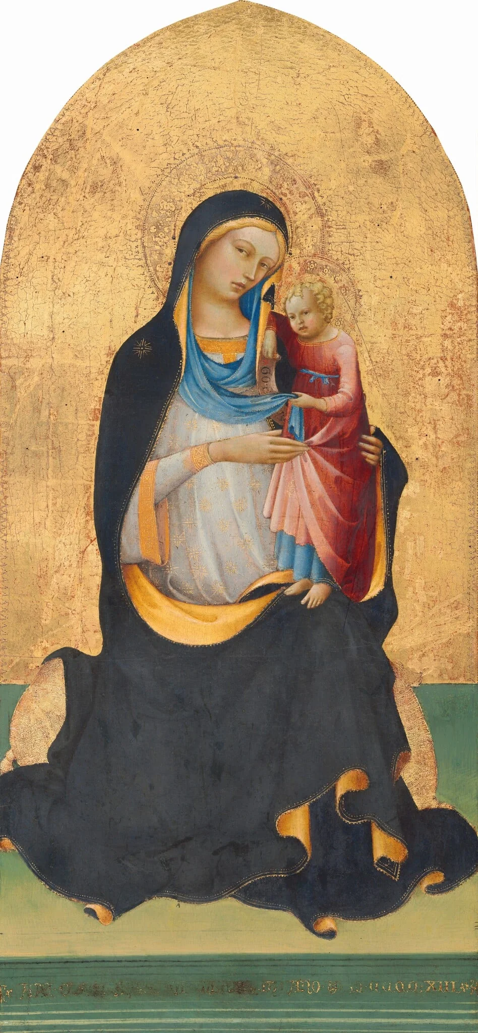 Madonna and Child, detail