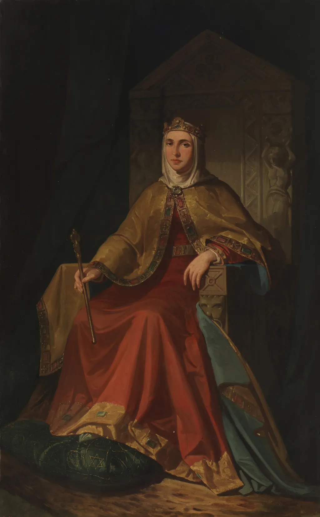 Sancha, by Joaquín Gutiérrez de la Vega, oil, 1851