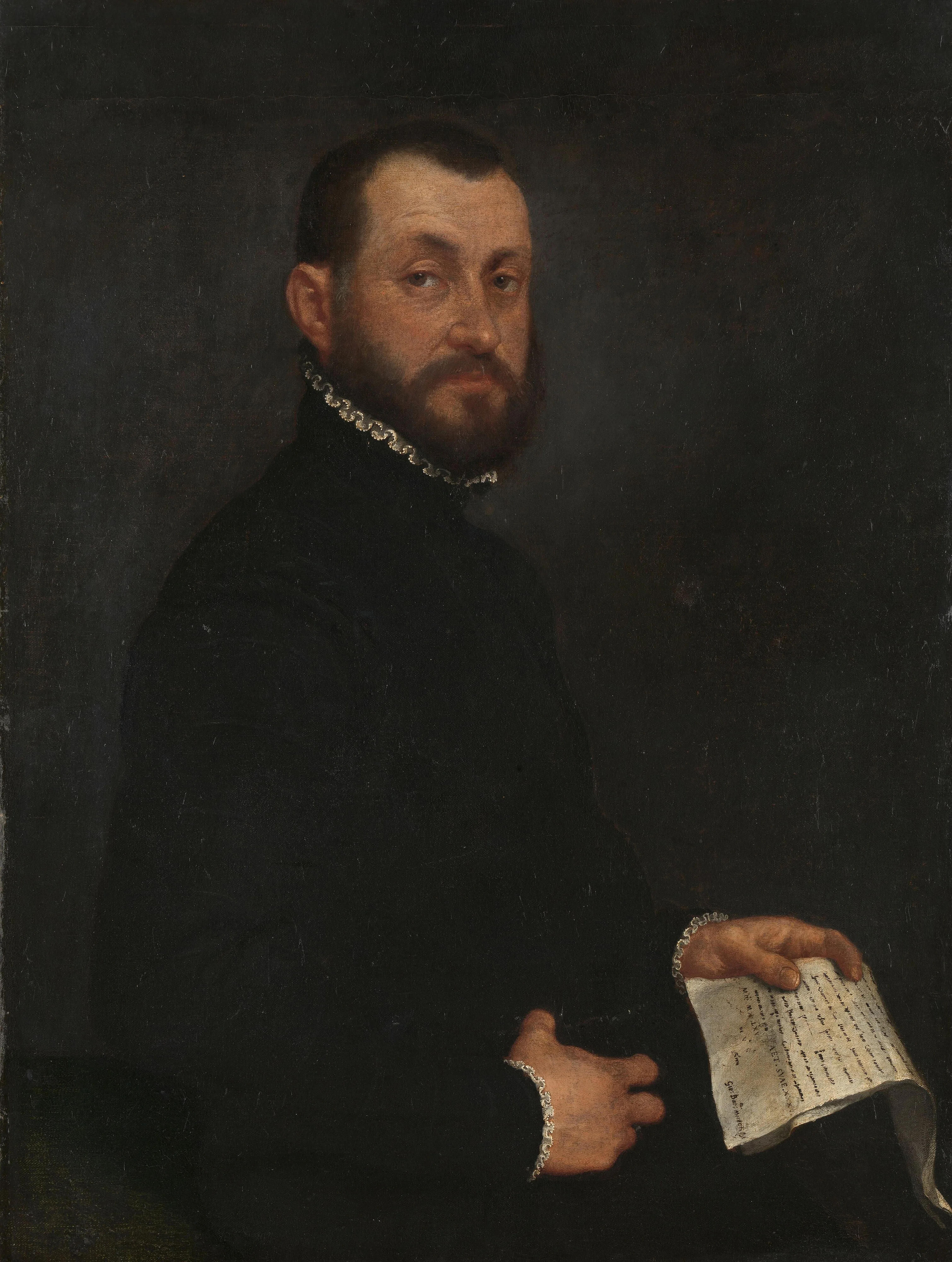 Portrait of a Man, detail