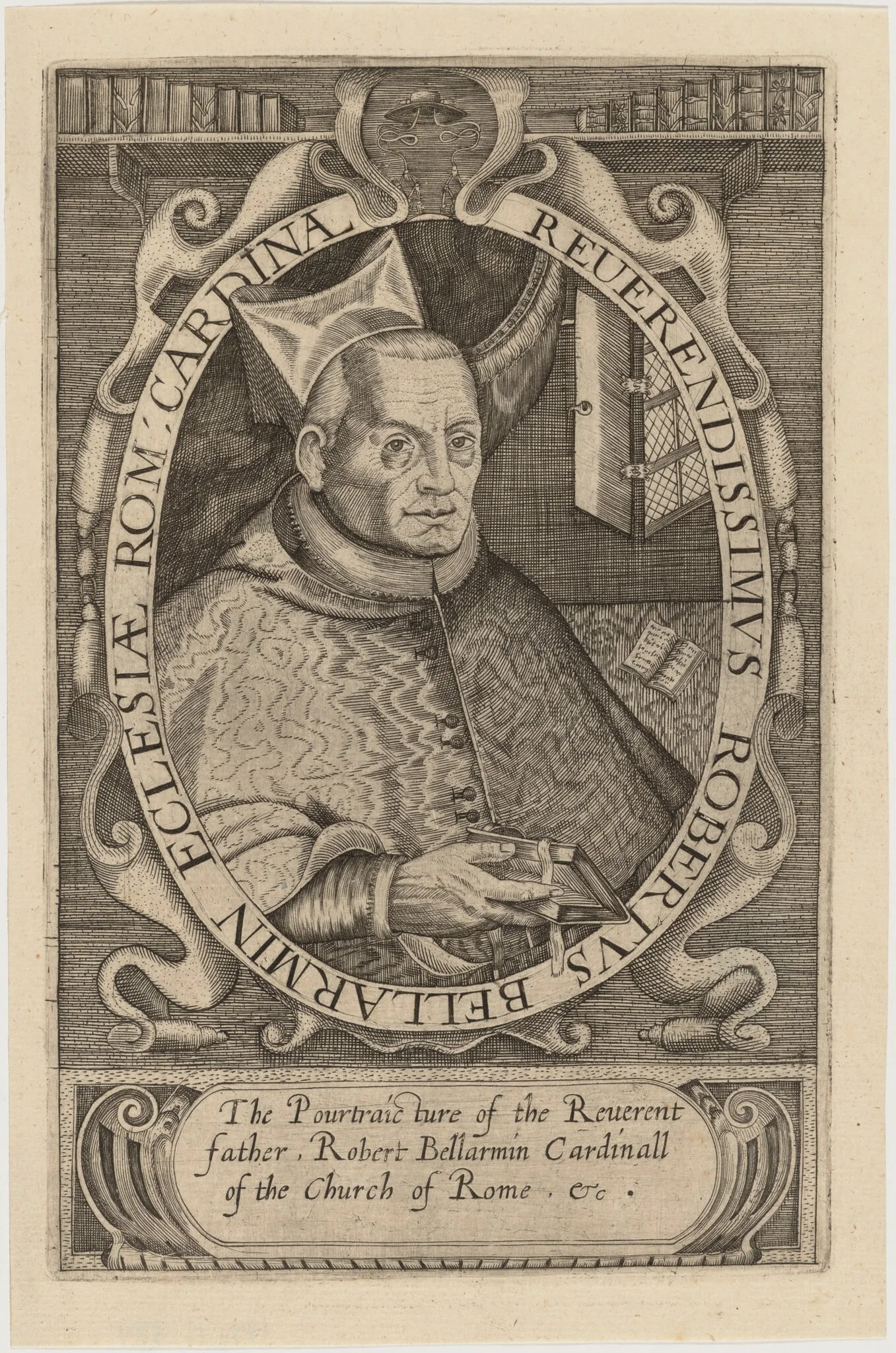Roberto Francesco Romolo Bellarmino, Cardinal, detail