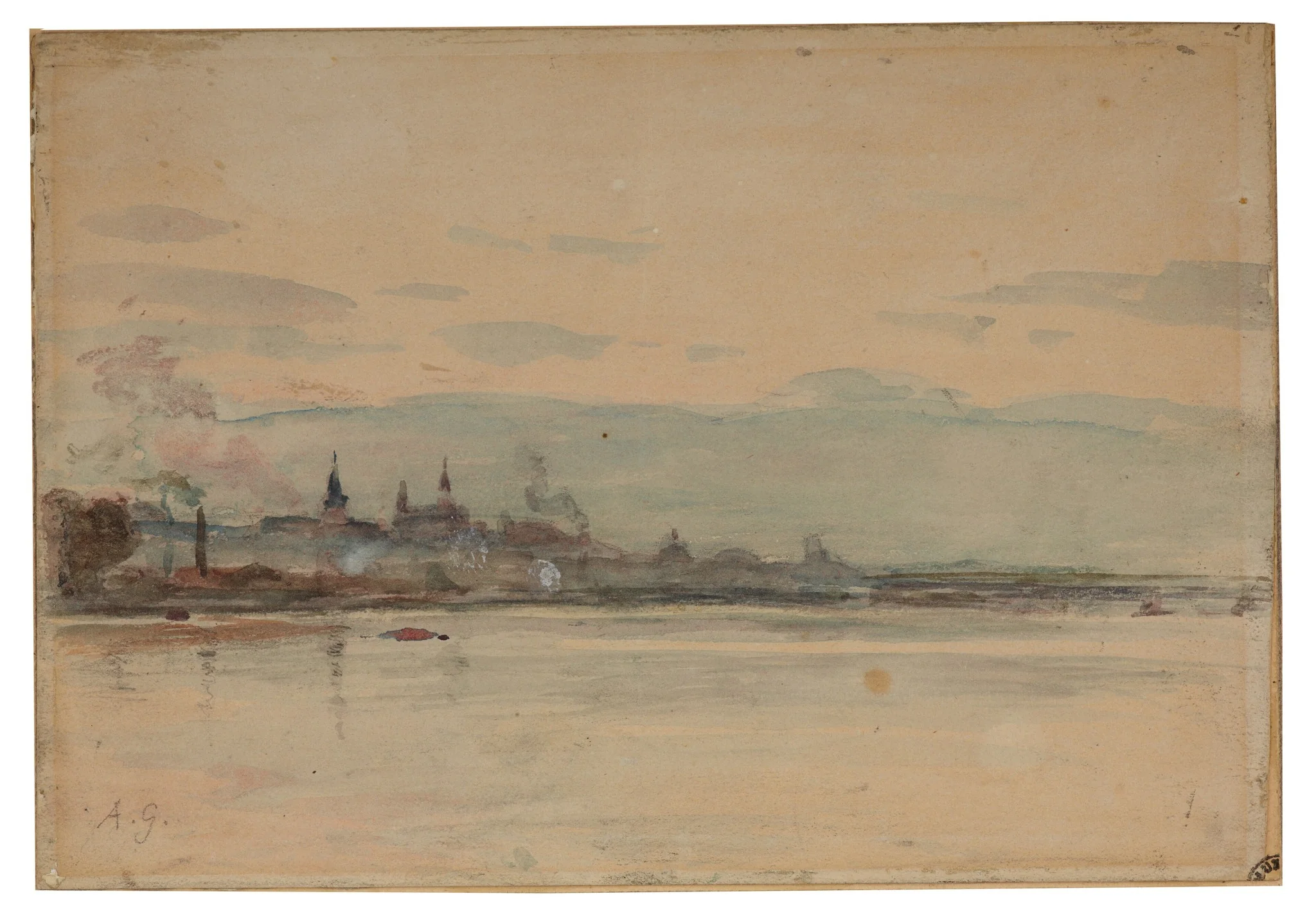 The Vistula near Warsaw, detail