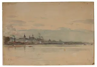 The Vistula near Warsaw, by Aleksander Gierymski, unspecified, 1890