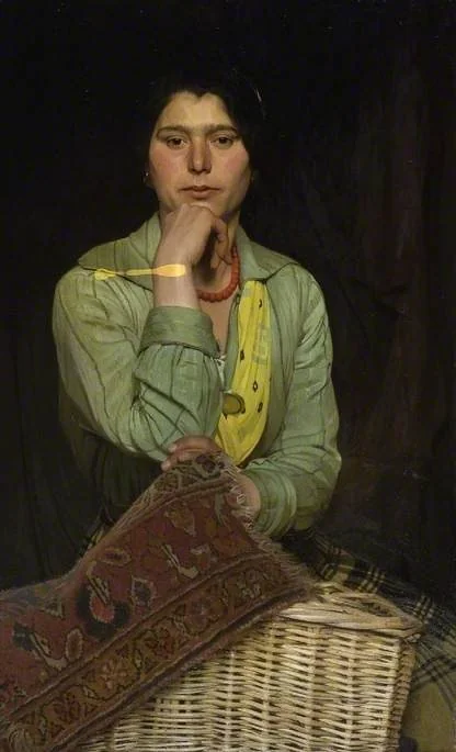 The gipsy, detail